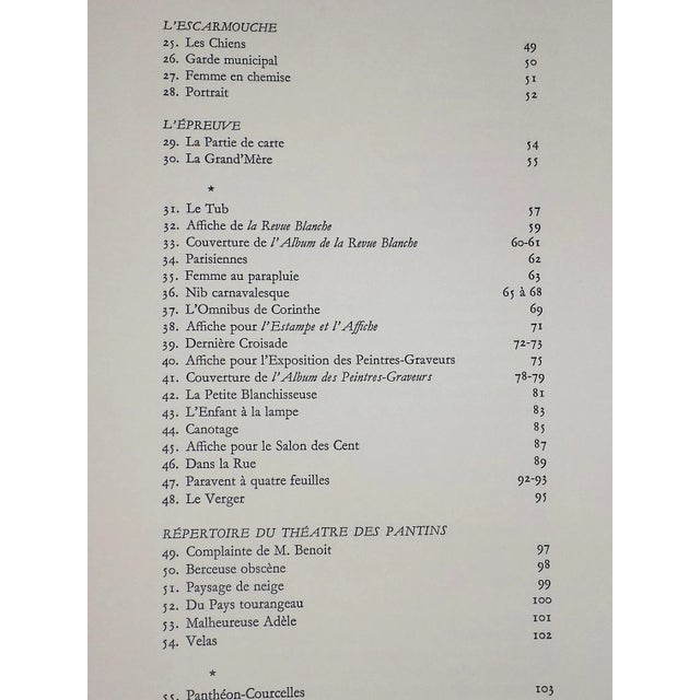 Vintage Pierre Bonnard Modernist Lithographs Printed by Mourlot, Paris - Set of 4 For Sale - Image 9 of 13