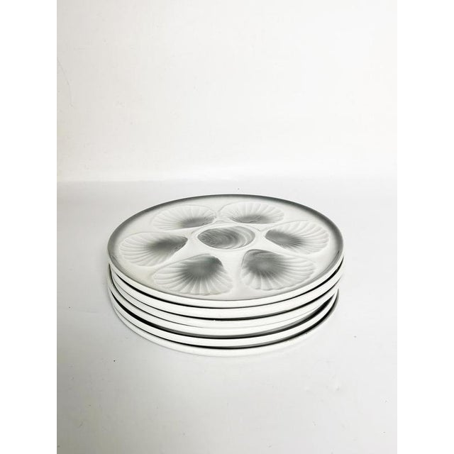 Oyster Plates in Ceramic, France, 1970s, Set of 6 For Sale - Image 14 of 18