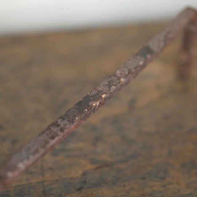 Italian Brutalist Hand-Forged Fireside Andirons, 1970s, Set of 2 For Sale - Image 13 of 14