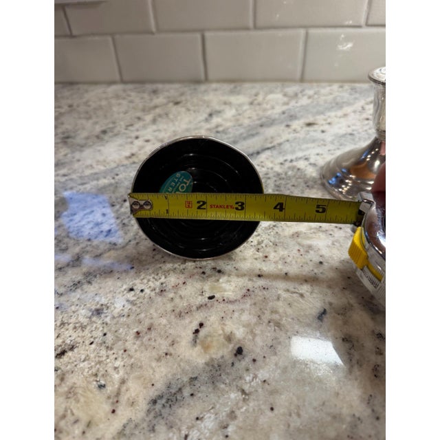 Towle Silversmiths 1980s Sterling Silver 4" Towle Candlesticks - a Pair For Sale - Image 4 of 6