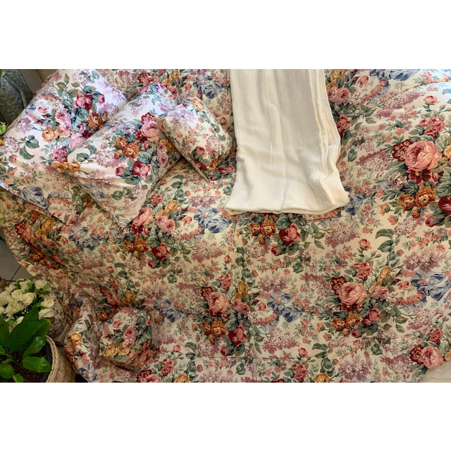 Ralph Lauren コンフォーターカバー Allison フローラ 花柄 Vintage 80's Ralph Lauren Allison Floral Full/Queen