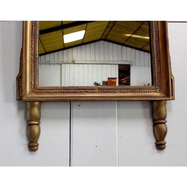 Golden Wood Louis XVI Style Mirror, 19th Century For Sale - Image 14 of 18