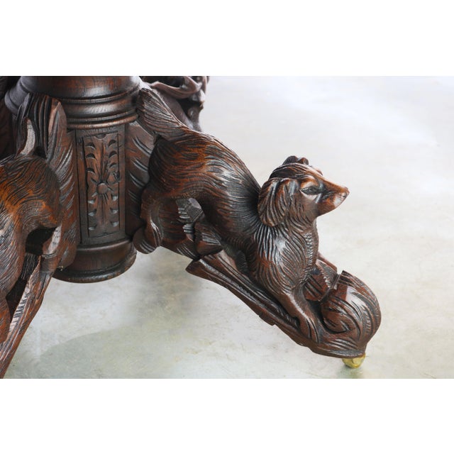 Antique French Oak Oval Dining Table, 1860 For Sale - Image 10 of 13