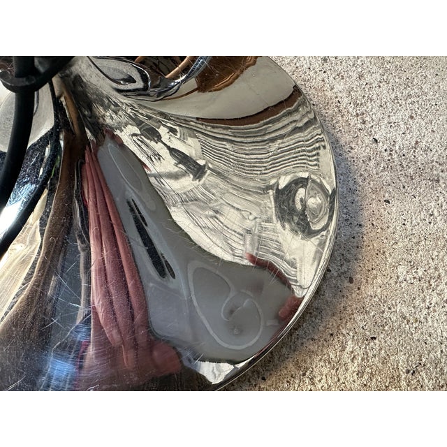 German Height Adjustable Mushroom Floor Lamps with Chromed Tulip Bases, 1960s, Set of 2 For Sale - Image 13 of 18