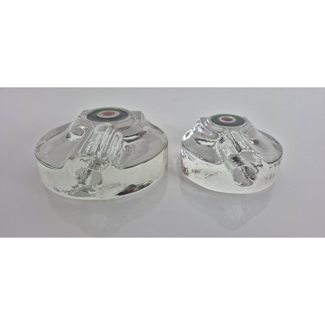 Pop Art Glass Vases by H. Düsterhaus for Walther-Glas, Germany, 1960s, Set of 2 For Sale - Image 11 of 17