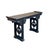 Asian Vintage Rosewood Dark Brown Black Stain Dragon Relief Carving Altar Table For Sale - Image 3 of 12