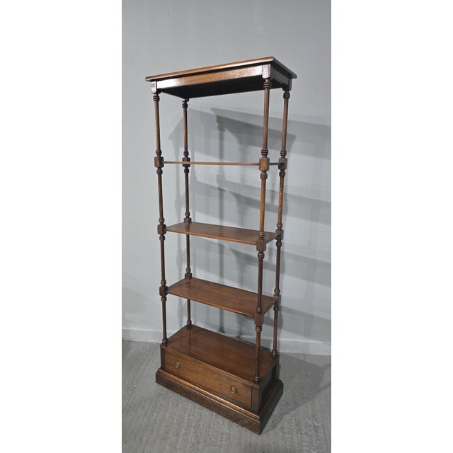 Tall Vintage Stand in Mahogany, 1920 For Sale - Image 6 of 9