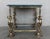 Italian Italian Bronze Square Side Table With Green Marble Top, Circa 1845 For Sale - Image 3 of 9