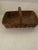 Antique Splint Oak Gathering Basket Circa 1900 For Sale - Image 10 of 12