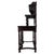19th Century English Bobbin-Turned Oak Side Table For Sale - Image 9 of 12