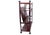 Liberty's of London An Elegant Arts & Crafts Magazine / Newspaper Rack, early 20th century, mahogany, the central 'V'...