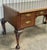 Traditional Hekman Furniture Leather Top Georgian Ball and Claw Executive Desk For Sale - Image 3 of 12