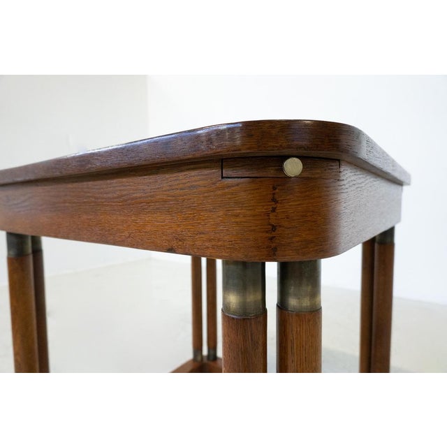 Oak Game Table, 1920s For Sale - Image 3 of 8