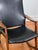 Mid 20th Century Milo Baughman Style Rocking Chair in Black Faux Leather, 1960s For Sale - Image 5 of 12