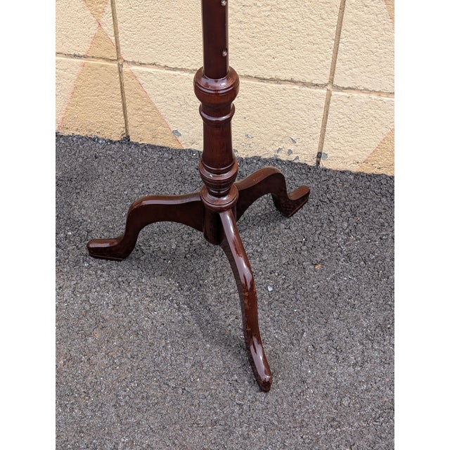 Vintage Wooden Easel / Cherry Finish Adjustable Tripod Painting Easel/Wood Art Easel For Sale - Image 9 of 9
