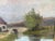 Th Linsyer, Lively Landscape by a River, 1890s-1910s, Oil on Canvas, Framed For Sale - Image 6 of 17