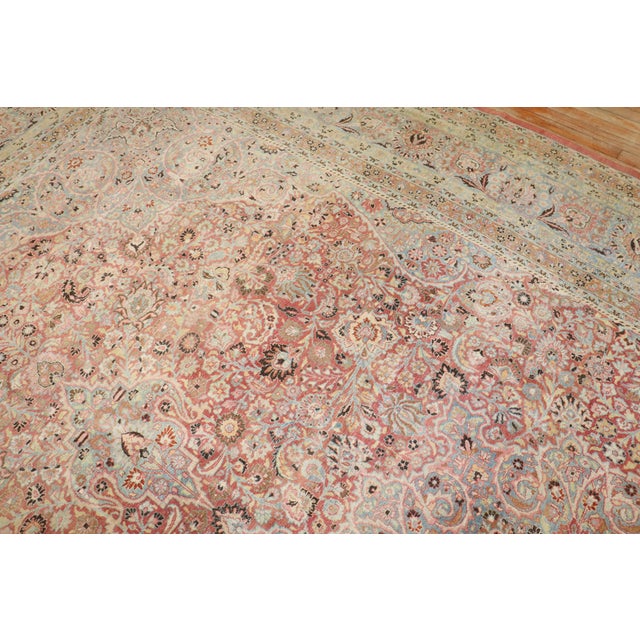 Antique Zabihi Collection Persian Meshed Carpet - 11'2" x 19' For Sale - Image 11 of 12