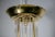Metal Art Deco Modernist Ceiling Lamp with Glass Rods, France, 1930 For Sale - Image 7 of 12