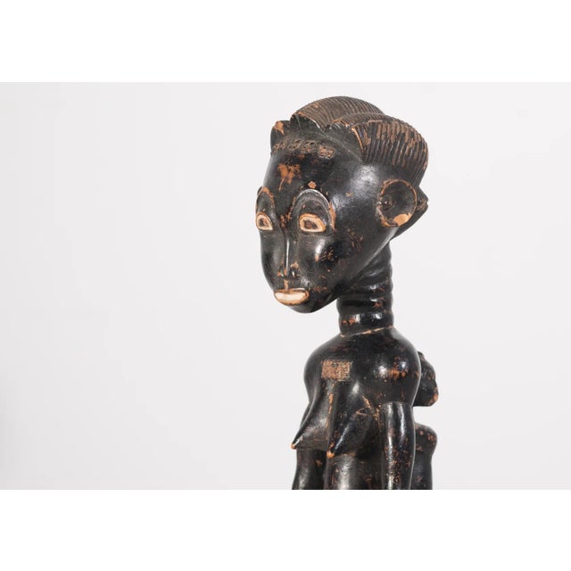 Traditional African Carved Wooden Figurine, Early 20th Century For Sale - Image 6 of 8