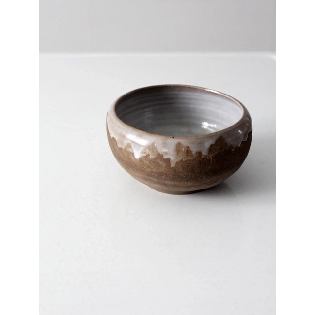 Ceramic Vintage Studio Pottery Bowl For Sale - Image 7 of 10