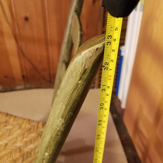 Olive 1920s Children's Vintage Rocking Chair For Sale - Image 8 of 8