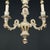 White Vintage Capodimonte Porcelain 3-Arm Chandelier, Italy, 1940s For Sale - Image 8 of 14
