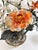 Vintage Chinese Hardstone Bonsai Tree Sculpture in Cloisonné Planter, Jade Quartz & Carnelian Gemstone Arrangement For Sale - Image 15 of 16