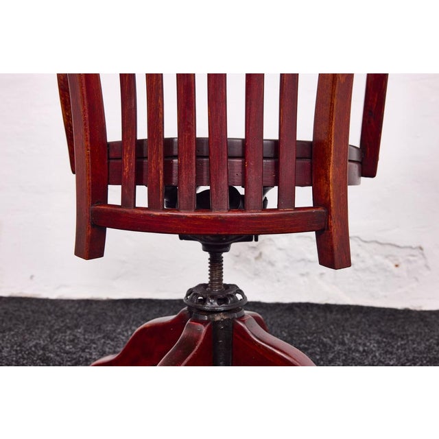 Vintage Capua Chair in Beech and Mahogany by Adolf Loos for Thonet, 1920s For Sale - Image 12 of 18