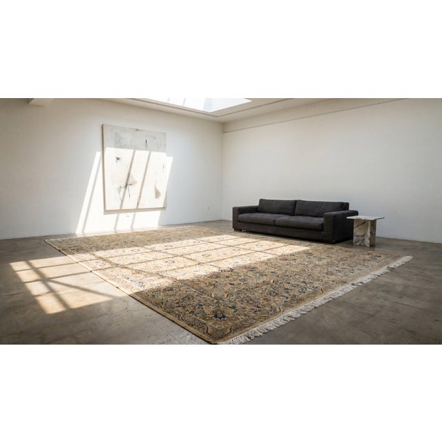 Early 20th Century Persian Kirman Carpet ( 9' x 11'9" - 275 x 360 ) For Sale - Image 12 of 13