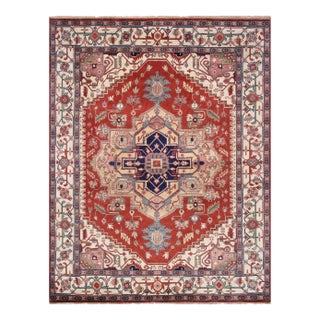 Serapi Wool Rust Area Rug- 8' 0'' X 10' 4'' For Sale