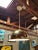 Mid 20th Century Lightolier Mid-Century Modern Concentric Louvered Brass Pendant Light / Chandelier For Sale - Image 5 of 10