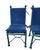 2 Vintage Pompeii Babylon Designer Side Chairs Twisted Aluminum Faux Verdigris For Sale - Image 10 of 14
