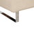 Beige Conseta Corner Sofa in Beige, Cream, and Sand Fabric with Chrome Legs from Cor For Sale - Image 8 of 15