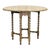 French Gate Leg Drop Side Drop Side Table on Barley Twist Legs For Sale