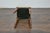 19th Century English 19th Century Petite Oak Stool with Turned Legs and Linen Upholstery For Sale - Image 5 of 7