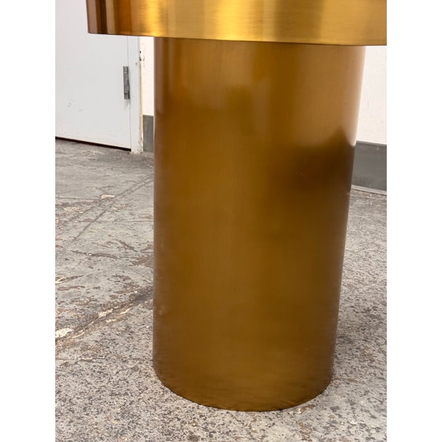 Michael Oren Design Marquina Marble Kidney Side Table For Sale - Image 12 of 12