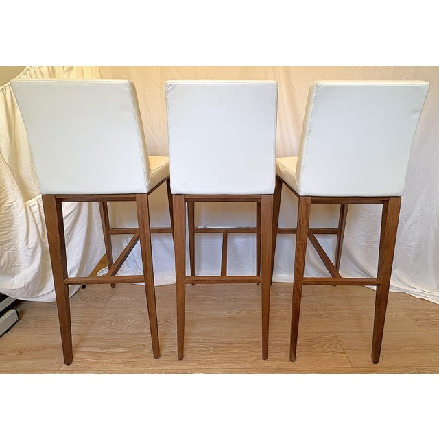 Early 21st Century Pre-Owned Calligaris Aida Barstools Made in Italy- Set of 3 For Sale - Image 5 of 18