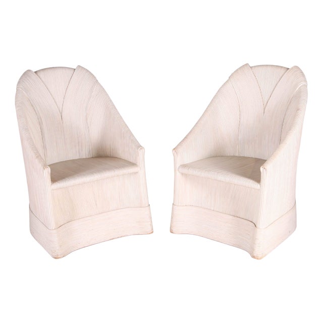 Rattan Armchairs by Betty Cobonpue, 1970s, Set of 2 For Sale