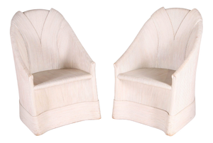 Rattan Armchairs by Betty Cobonpue, 1970s, Set of 2