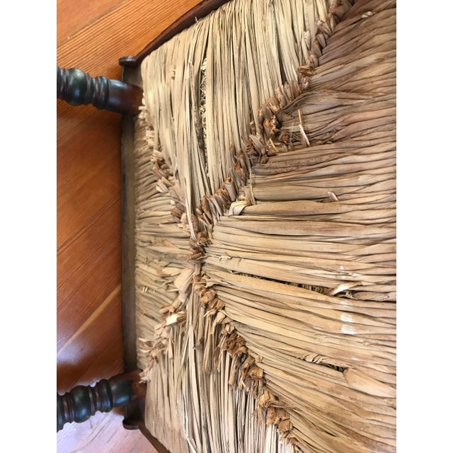 Early 19th Century Early Hitchcock Cornucopia Rush-Seat Chair For Sale - Image 12 of 12