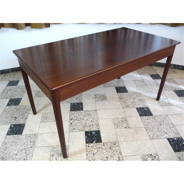 Maroon Mahogany Desk by Hans J. Wegner for PP Møbler For Sale - Image 8 of 18