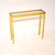 Metal Vintage Brass and Glass Console Table, 1970s For Sale - Image 7 of 7