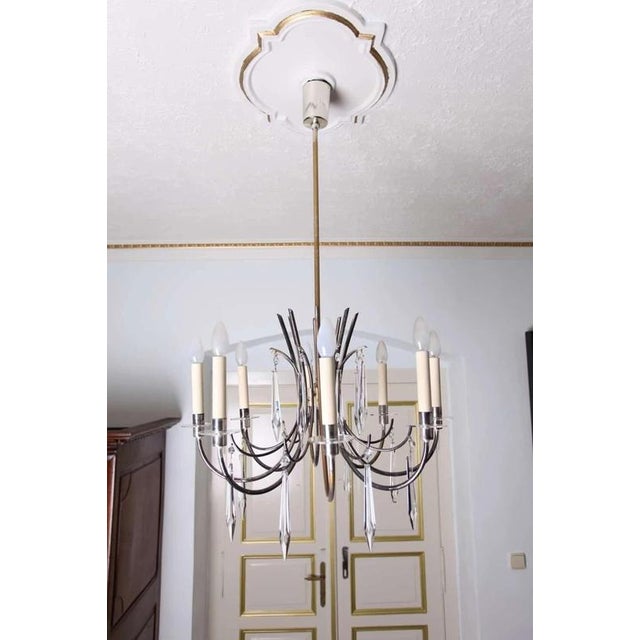 2000 - 2009 Chandeliers with Crystal Trimmings, Set of 2 For Sale - Image 5 of 9