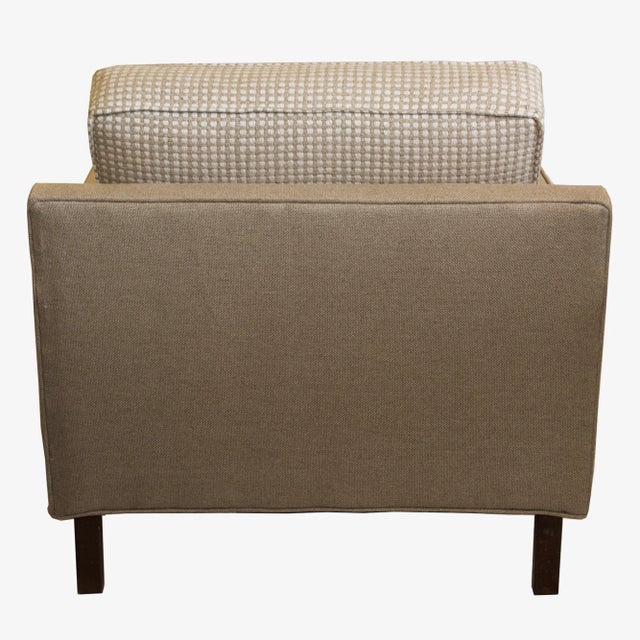 Mid 20th Century Comfy Club Chair by B. G. Mesberg for Directional Design, Newly Reupholstered For Sale - Image 5 of 8