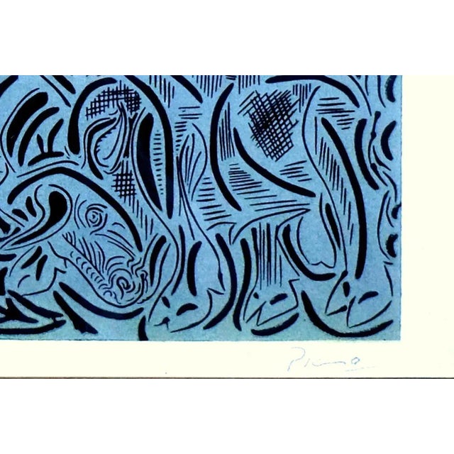 Signature in print Series of prints and lithographs (published in the Picasso Linogravures catalog) depicting the Matador...