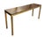 1970s 1970s Modern Burl Walnut and Brass Parson’s Style Console Table / Slim Desk For Sale - Image 5 of 7