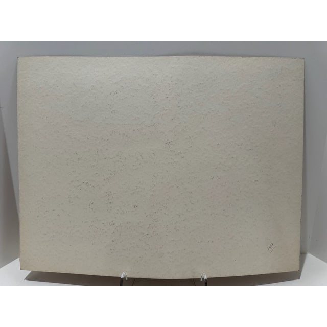 Henry Emil Salloch Original Watercolor on Paper Rugged Desert Mesa, 1956. For Sale In Atlanta - Image 6 of 7