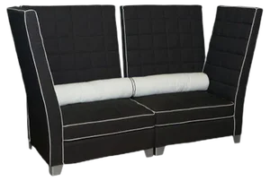 Set of Black Tosca Sofa from VGnewtrend