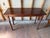 Brown Vintage English French Country Style Narrow Top Console Table For Sale - Image 8 of 17