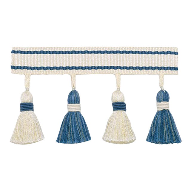 Sample - Schumacher Merida Tassel Fringe in Marine For Sale